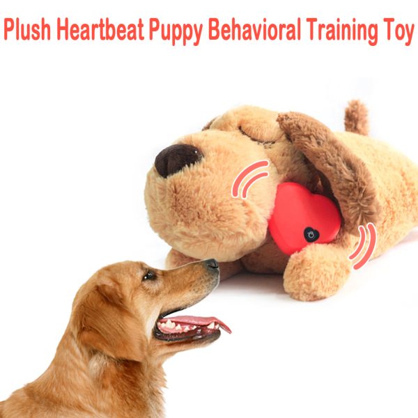 Plush Heartbeat Puppy Toy Snuggle - Image 8