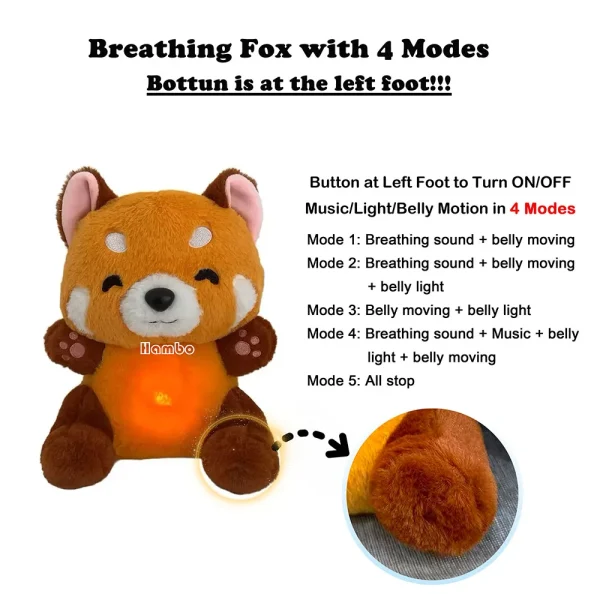 Baby Sleep Soothing Musical Animal Dolls - Image 6