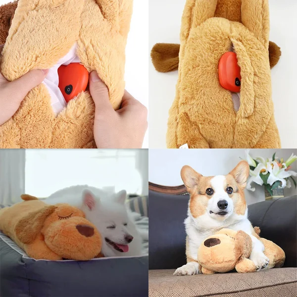 Plush Heartbeat Puppy Toy Snuggle - Image 4